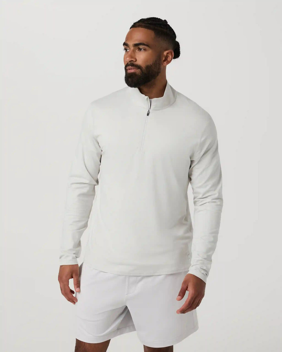Ponto Half Zip Mock Neck