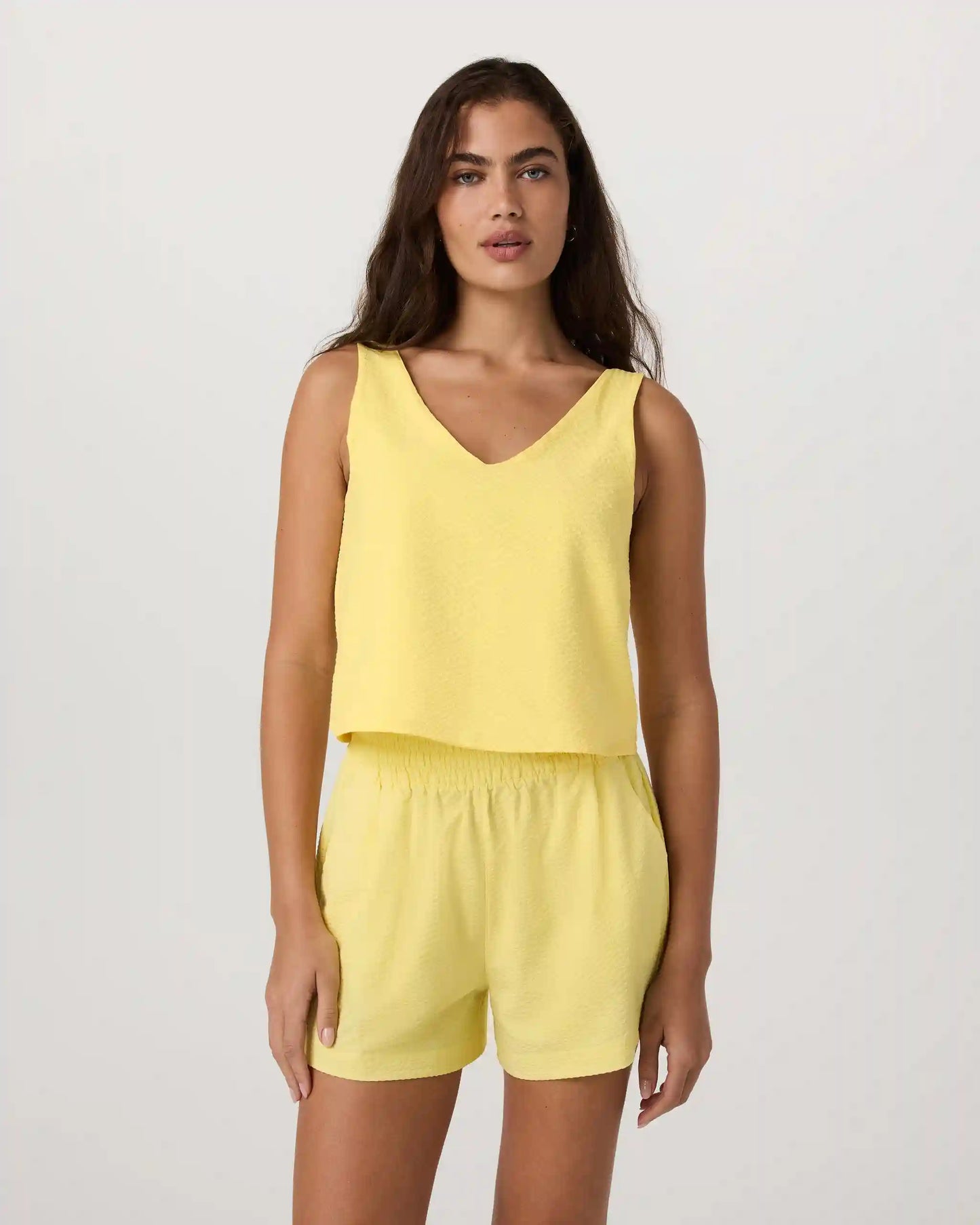 Villa Textured Crop Tank