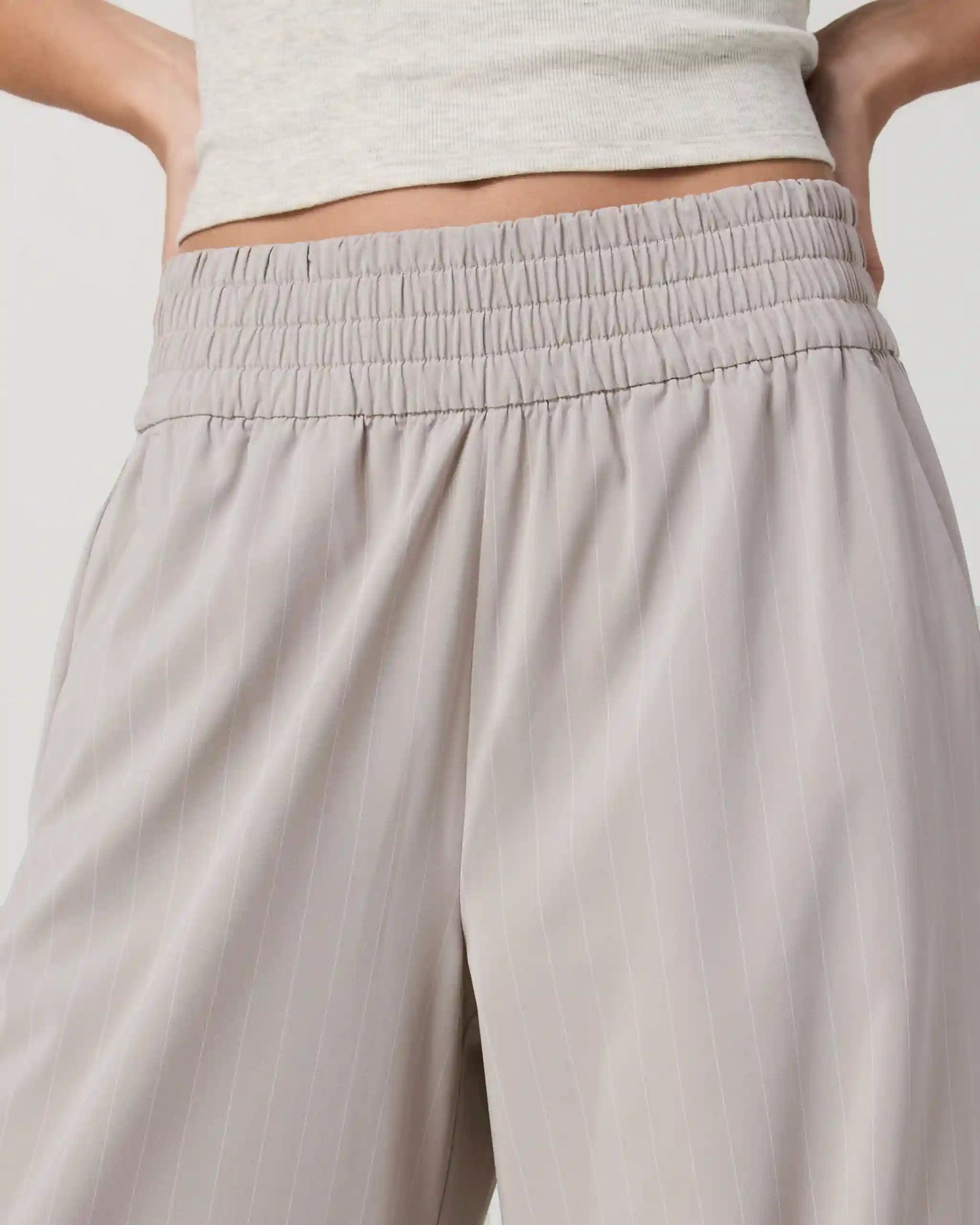Villa Pinstripe Wideleg - Long