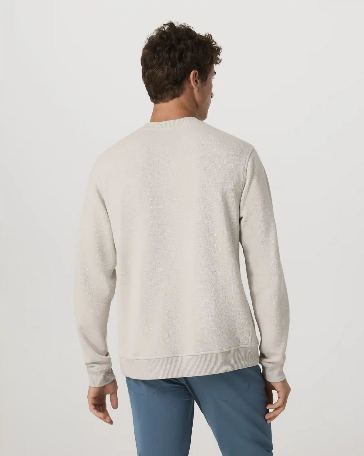 Pique Fleece Crew