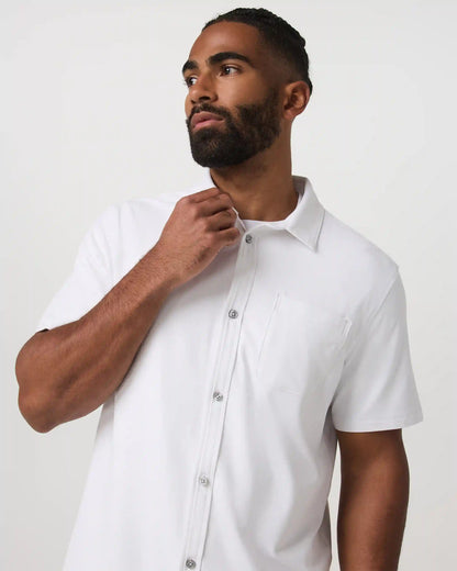Short Sleeve Ponto Button Down Shirt