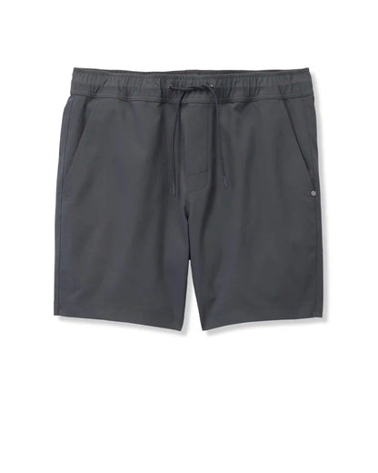 Cascade Crinkle Elastic Waist Short 8"