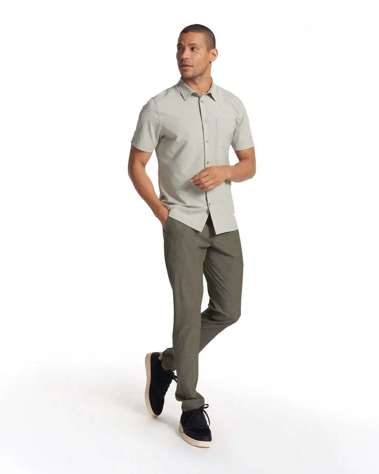 Short Sleeve Bridge Button Down