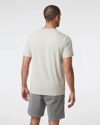 Short Sleeve Current Stripe Tee