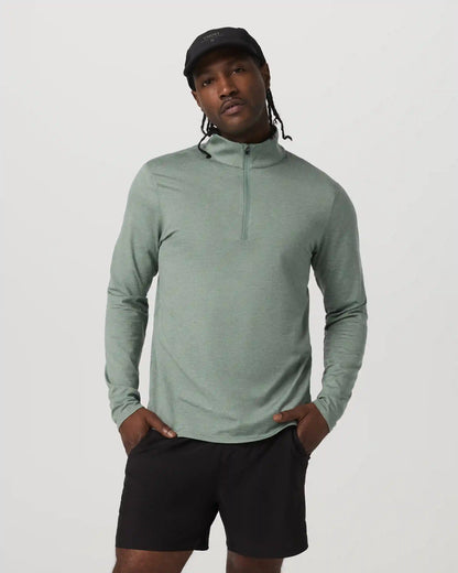 Ponto Half Zip Mock Neck