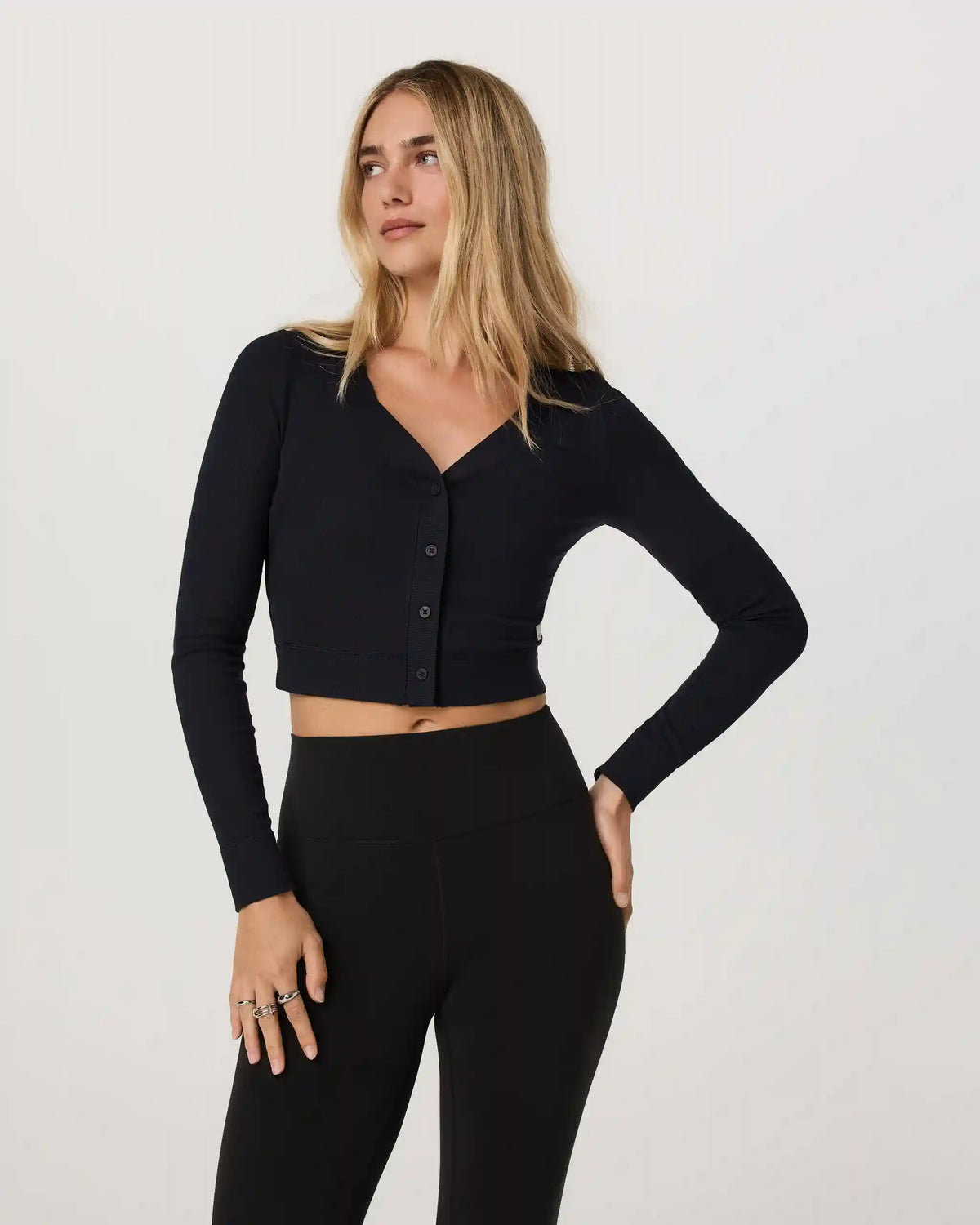 Long Sleeve Pose Mini Cardigan