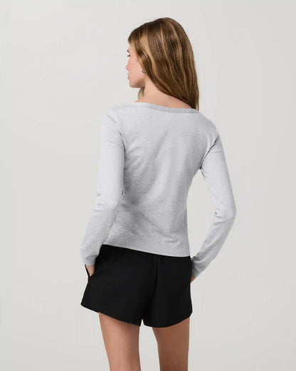 Long Sleeve Halo V-Neck Cardigan