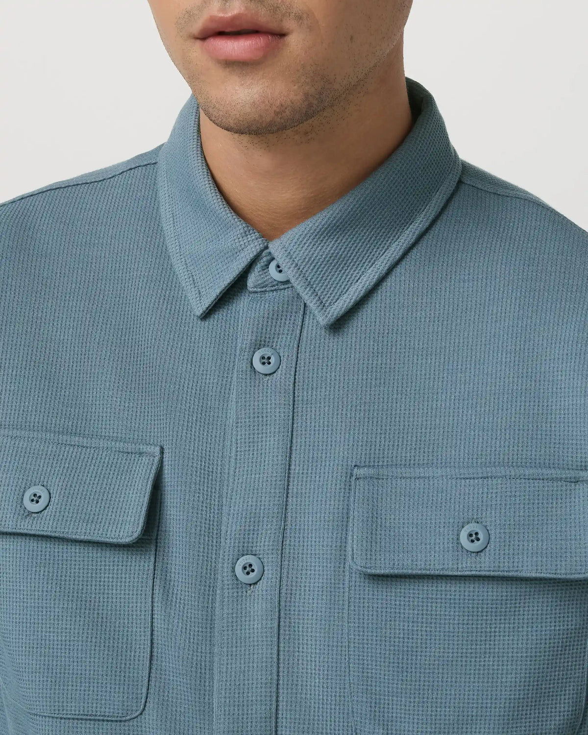 Waffle Shirt Jacket