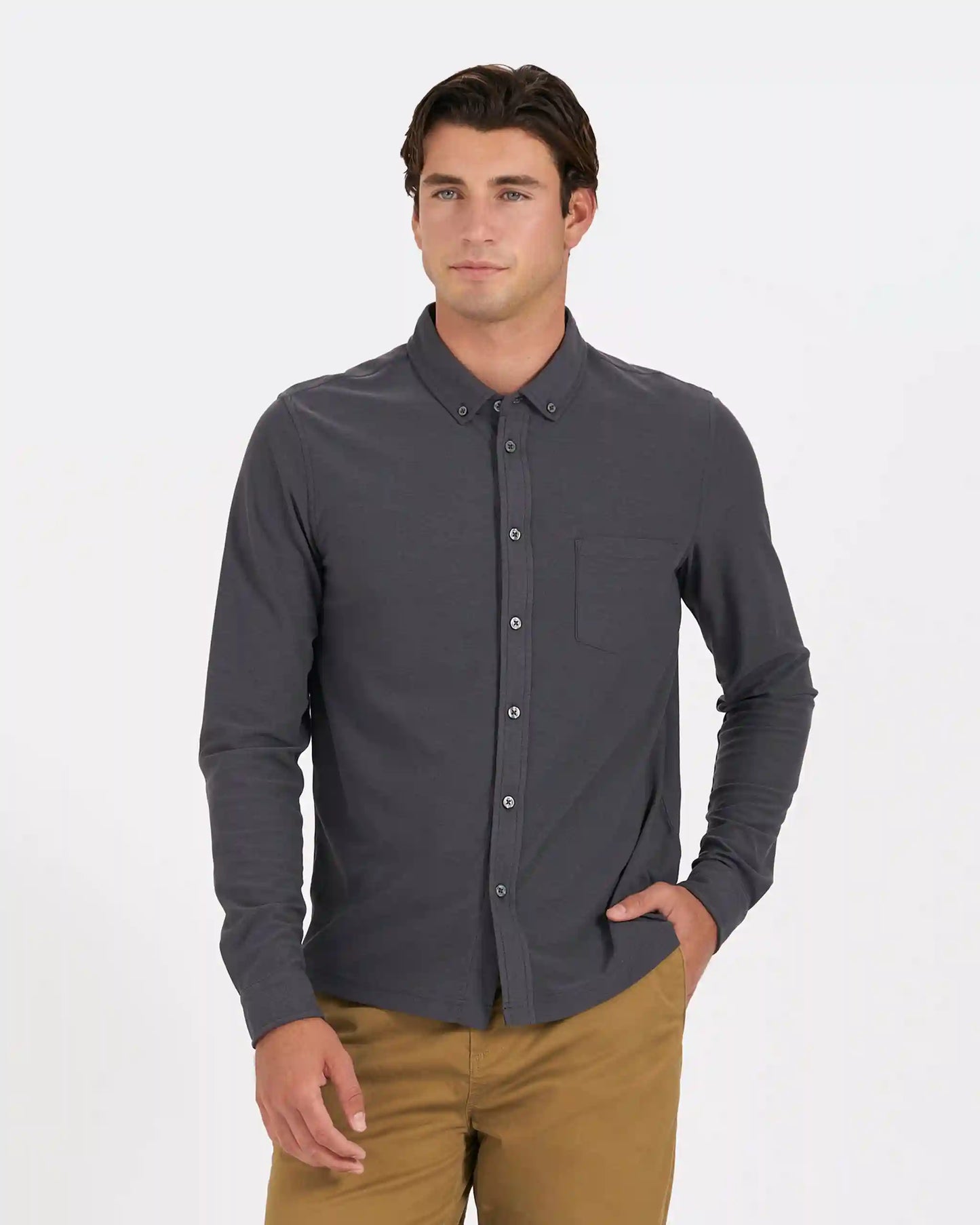 Long Sleeve Ace Button-Down