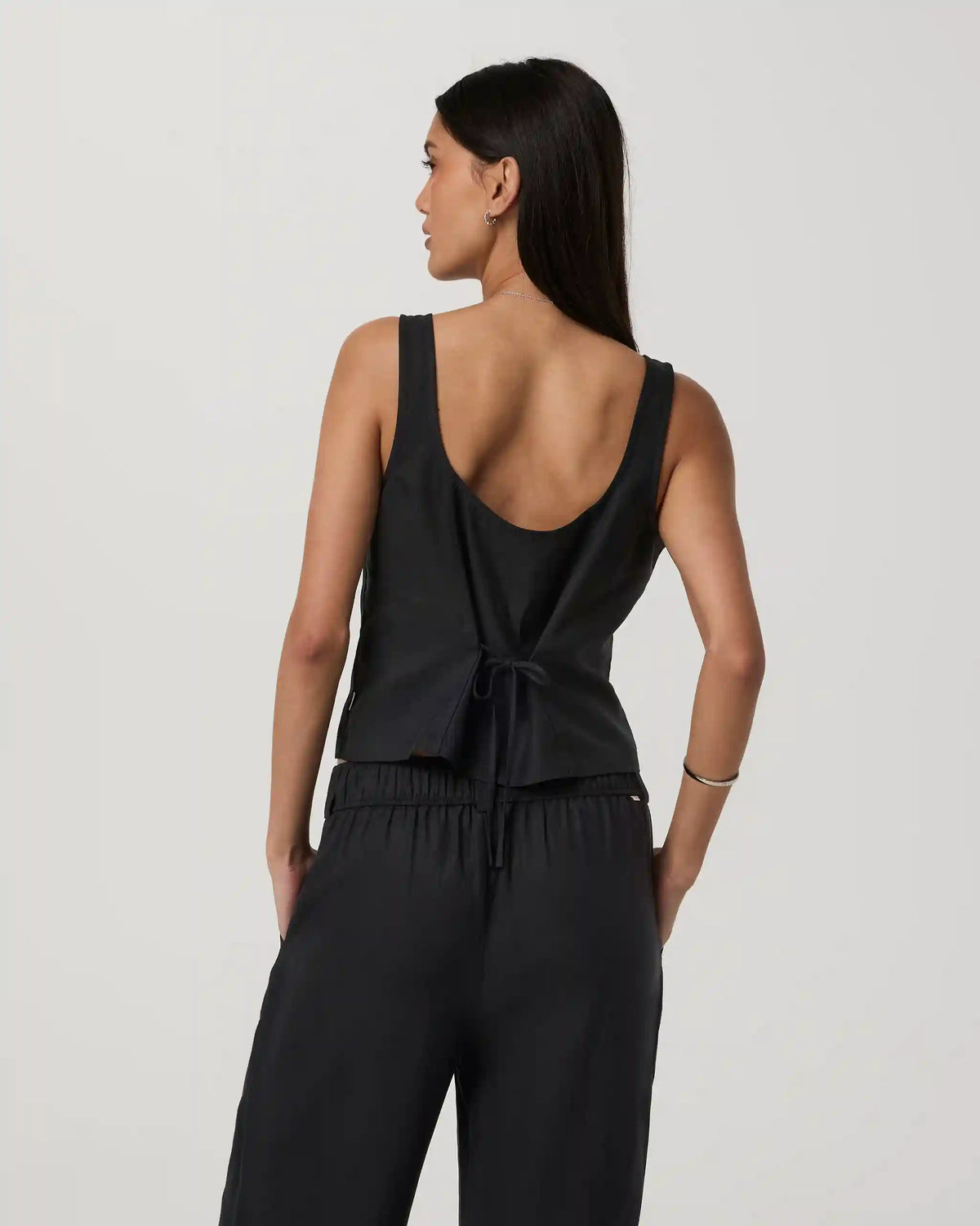 Trestles Twill Button Front Top