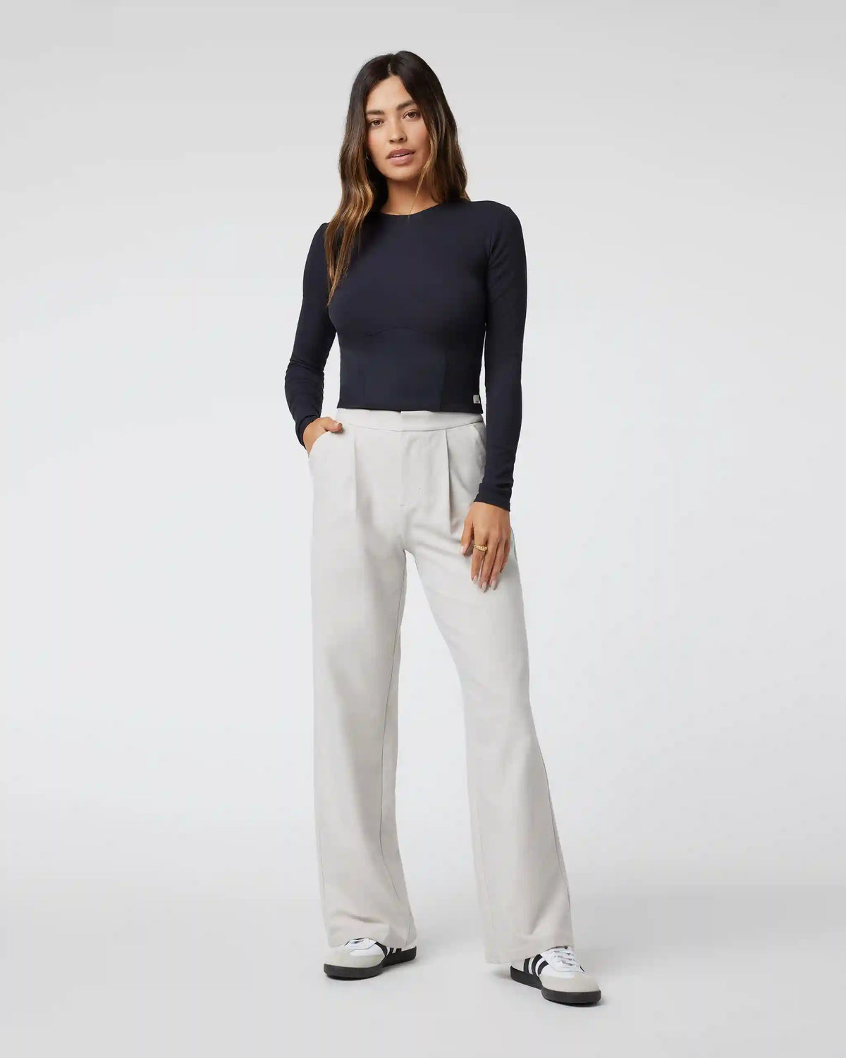 Long Sleeve Pose Corset Top