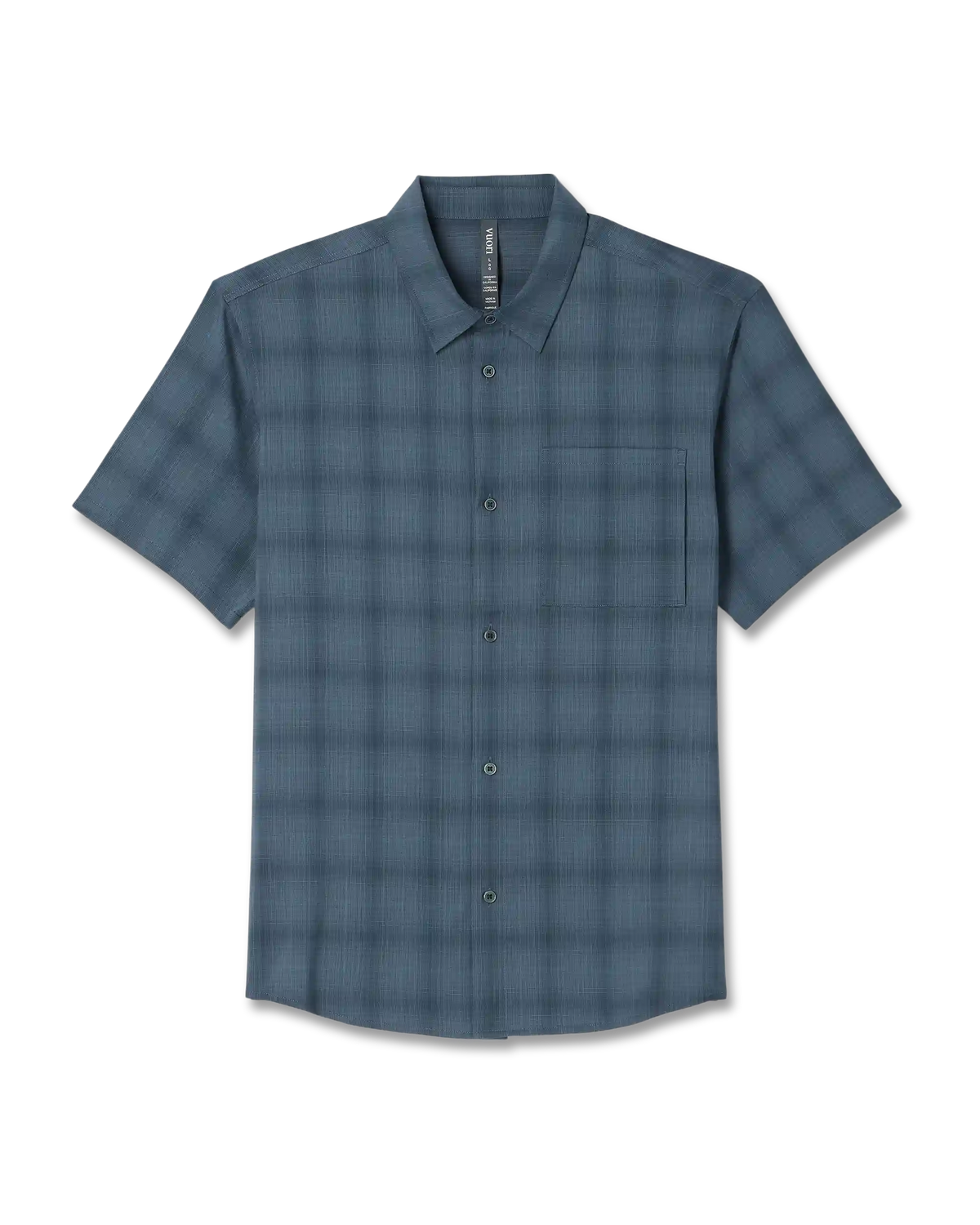 Short Sleeve Plaid Button Down Shirt