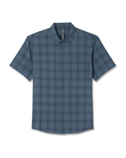 Short Sleeve Plaid Button Down Shirt