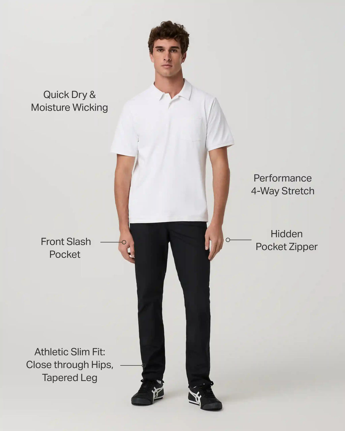 Vuori Meta™ Trouser Athletic Slim Fit 34"