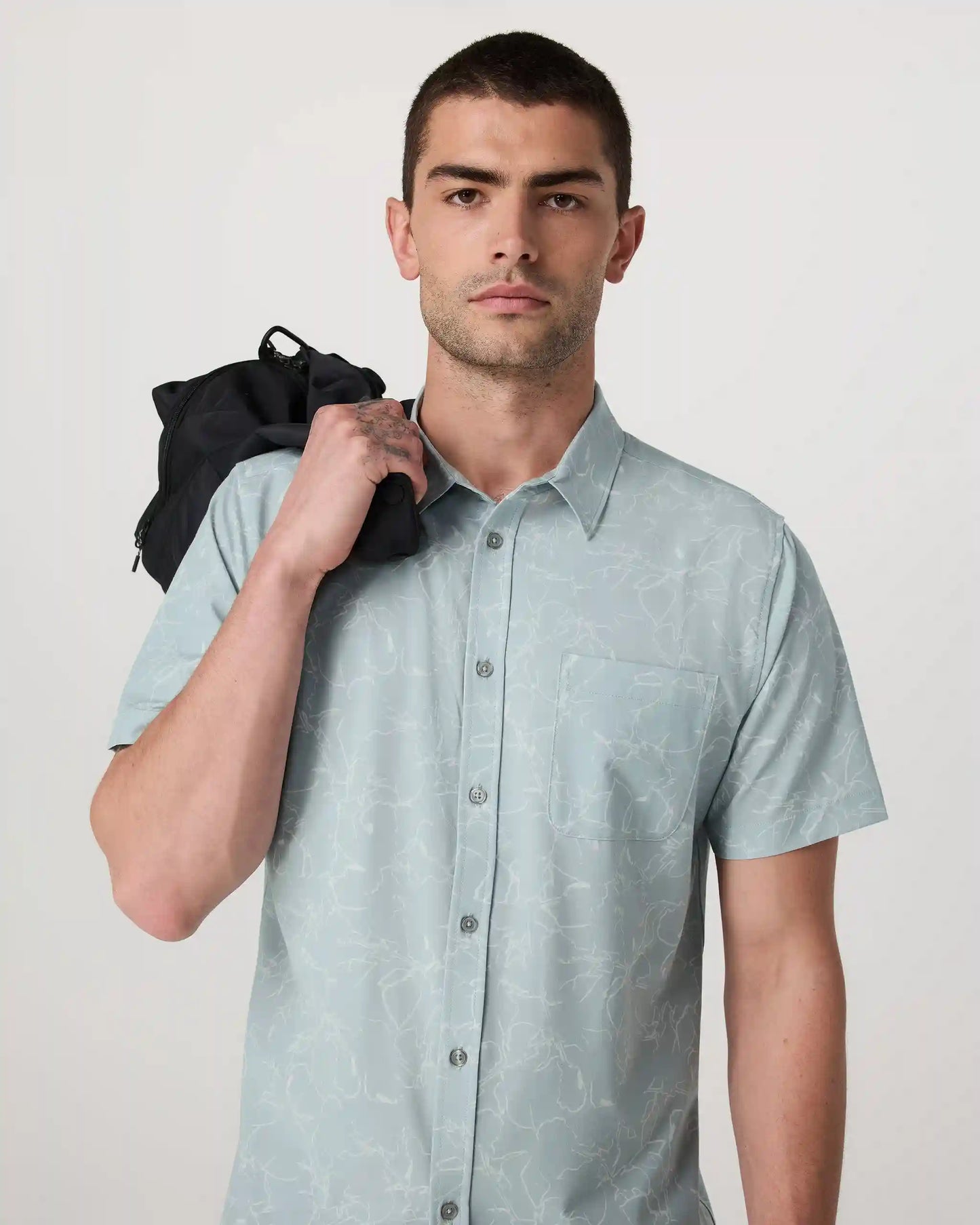 Short Sleeve Bridge Button Down