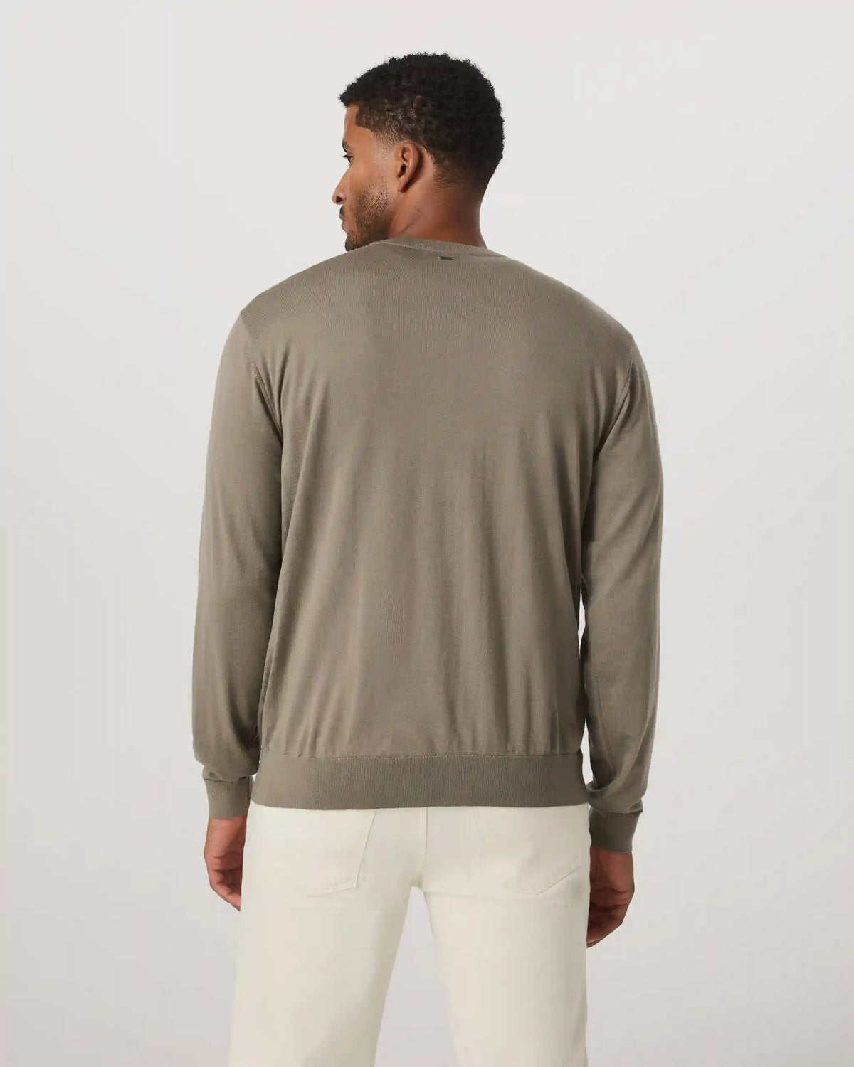 Merino Fine Gauge Wool Sweater