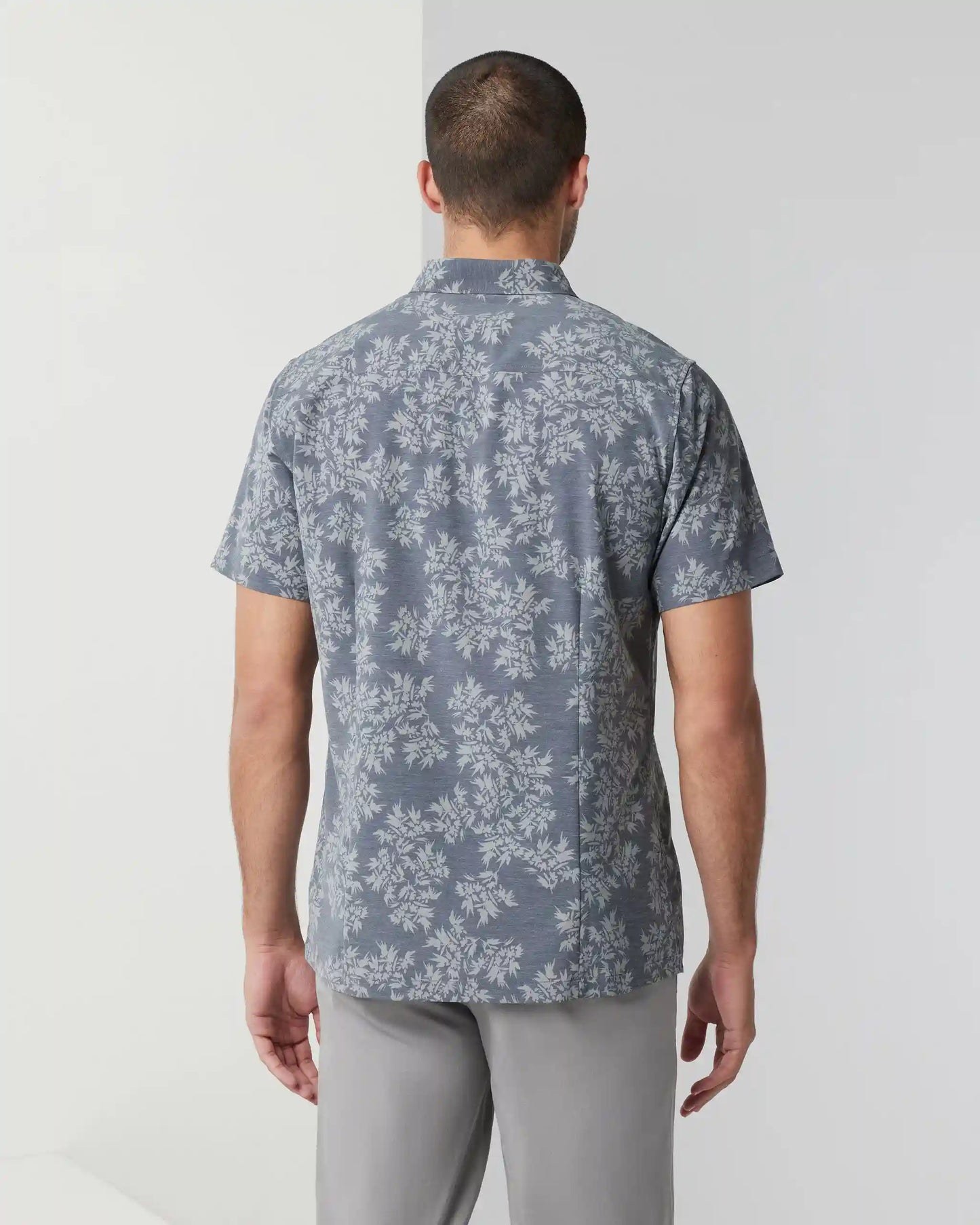 Short-Sleeve Bridge Button Down