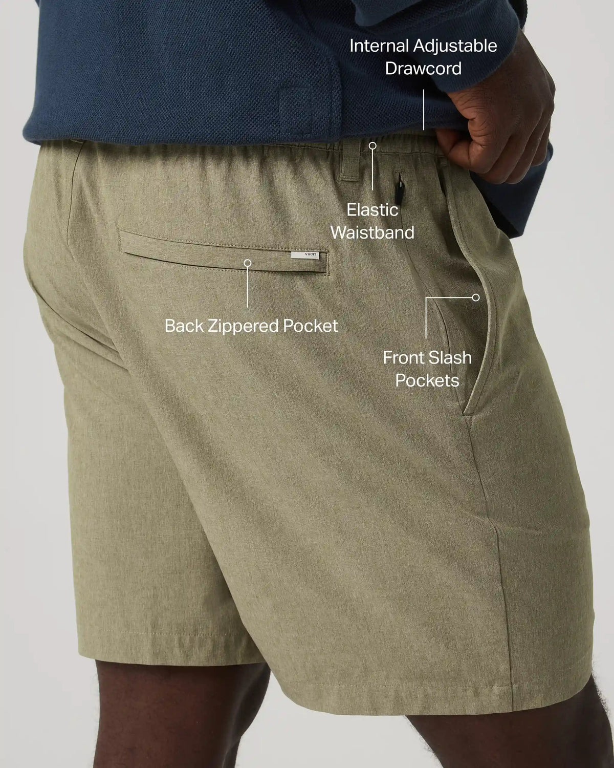 Aim Elastic Waist Short 7"