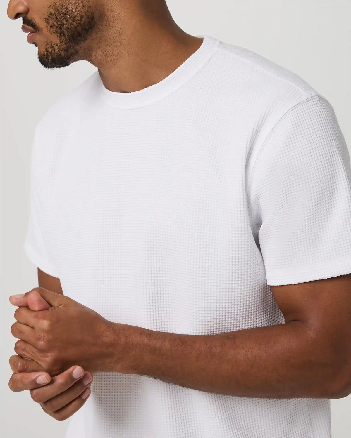 Short Sleeve Lightweight Tech Waffle Tee - Relaxed Fit