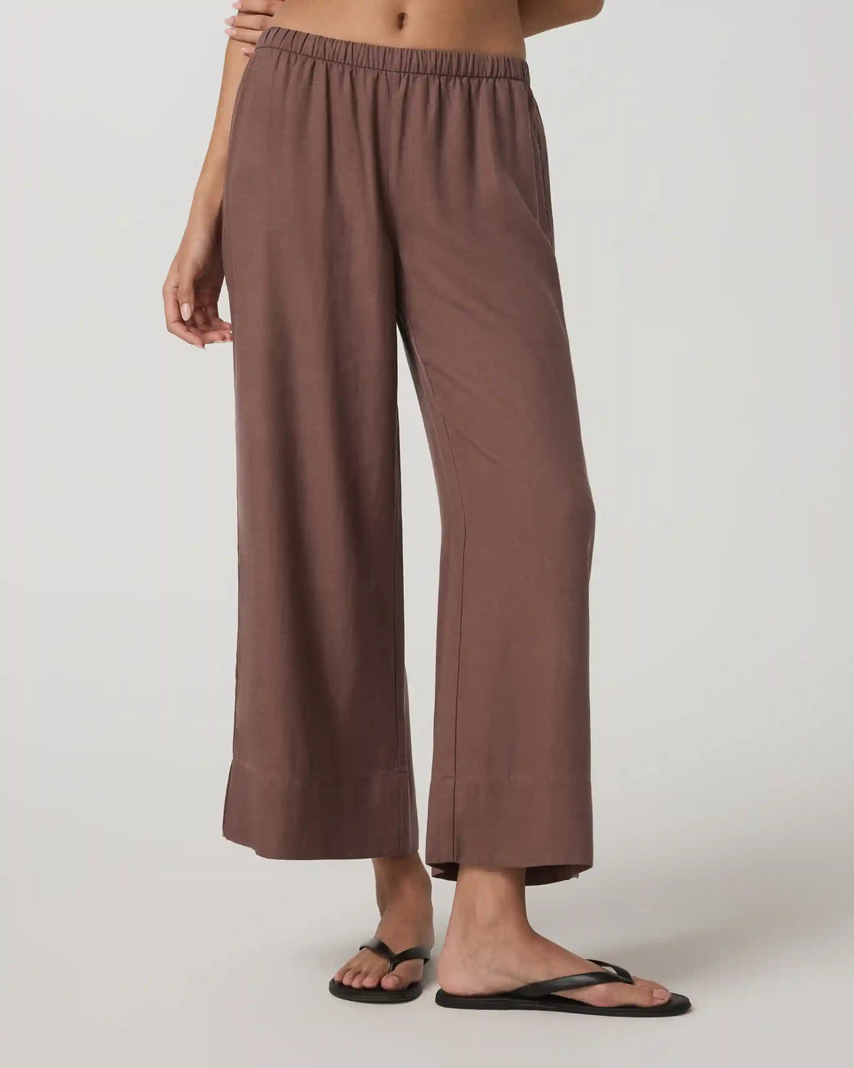 Trestles Twill Crop Wideleg Pant