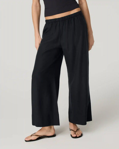 Trestles Twill Crop Wideleg Pant