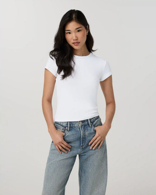 Everyday Cotton Stretch Fitted Tee