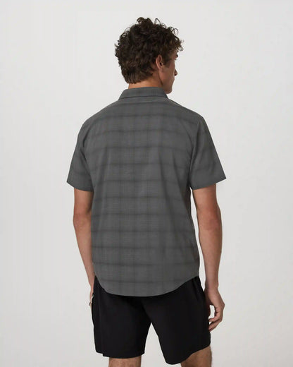 Short Sleeve Plaid Button Down Shirt