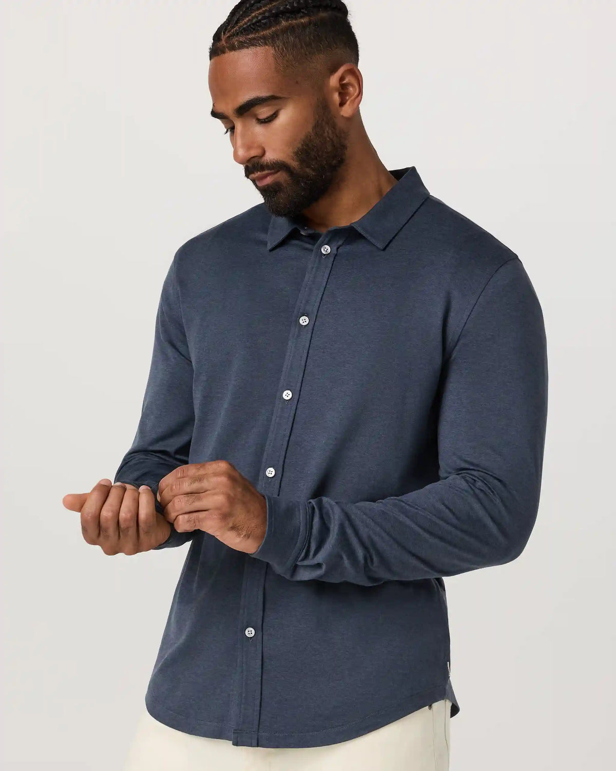 Long Sleeve Ponto Button Down Shirt