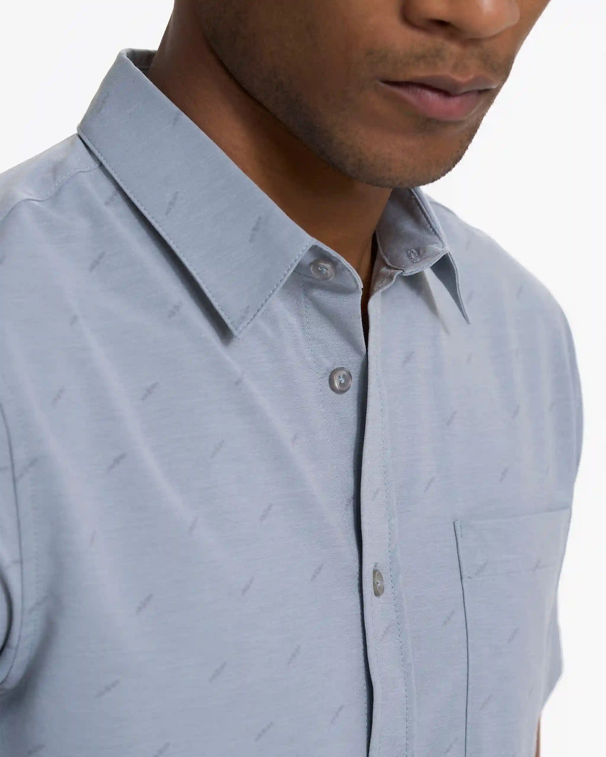 Short-Sleeve Bridge Button Down