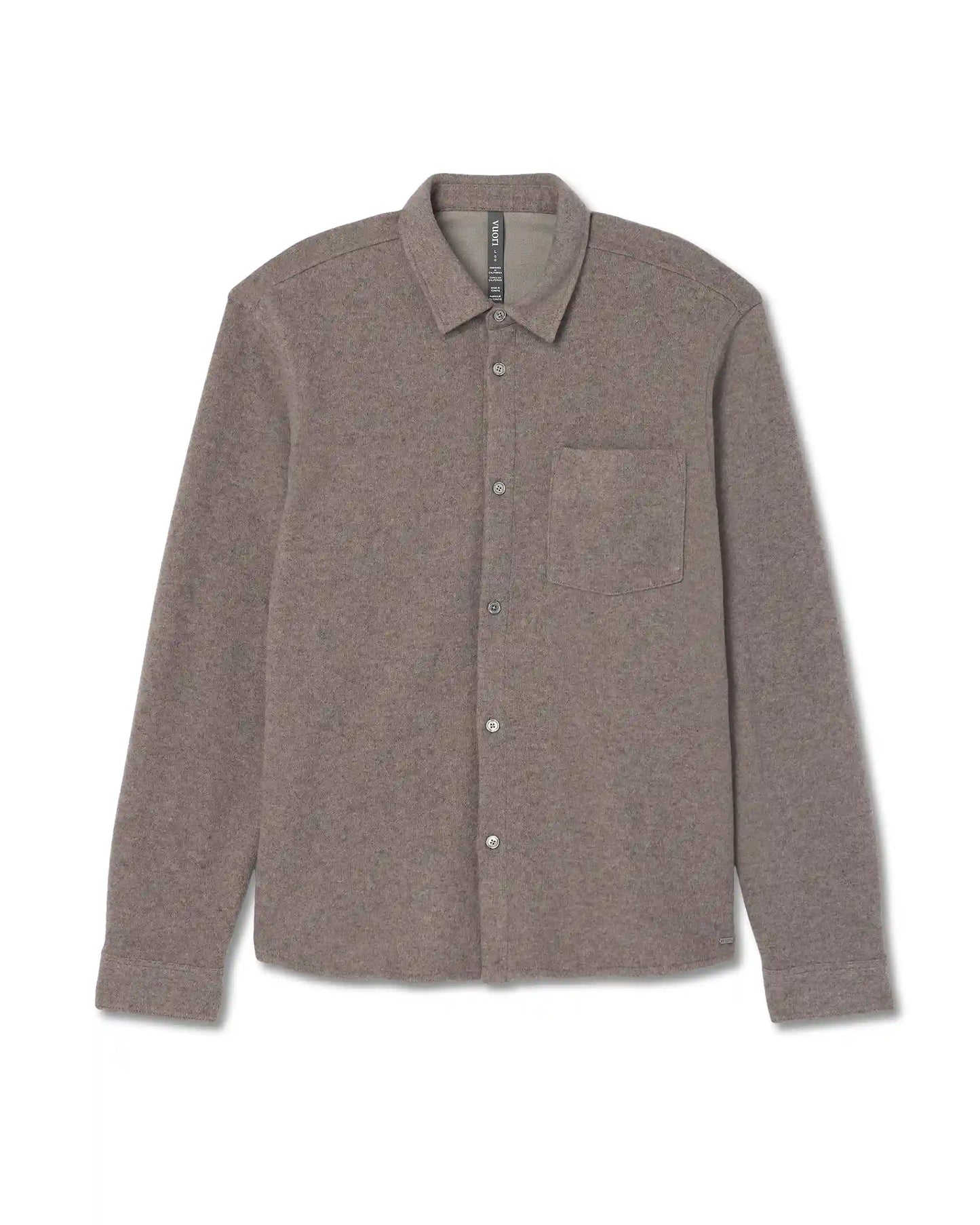 Long Sleeve Altitude Wool Button Down - Relaxed Fit