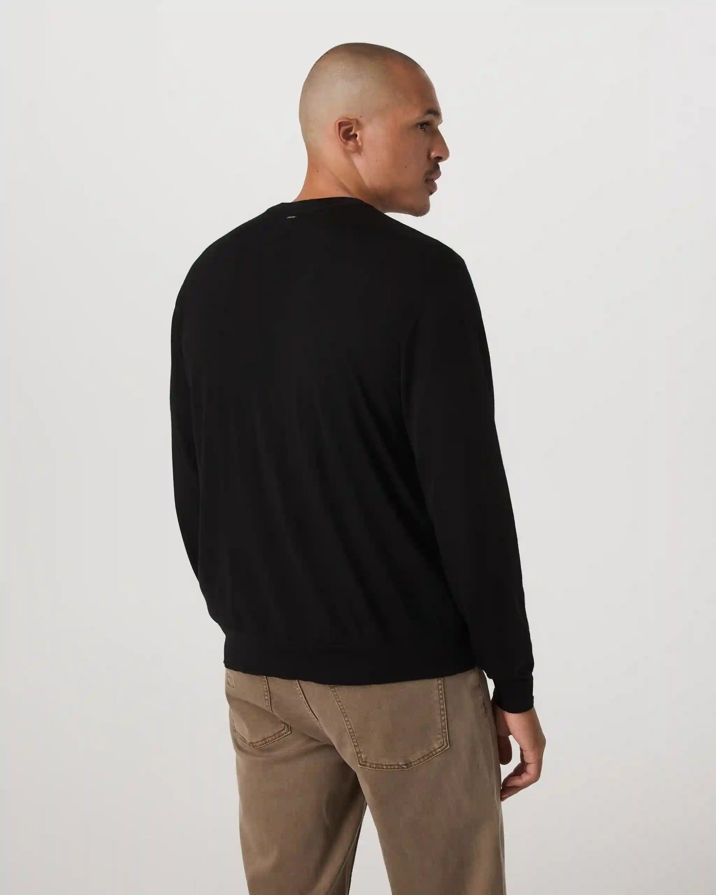 Merino Fine Gauge Wool Sweater