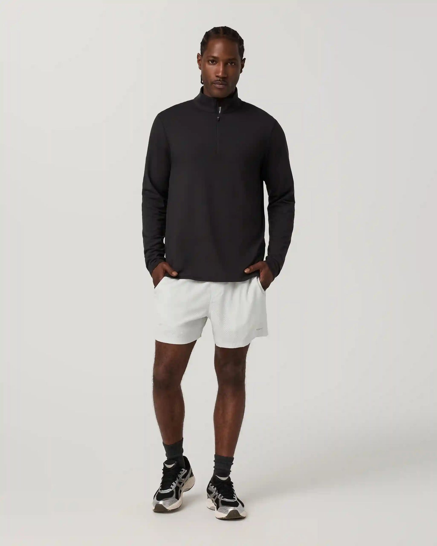 Ponto Half Zip Mock Neck