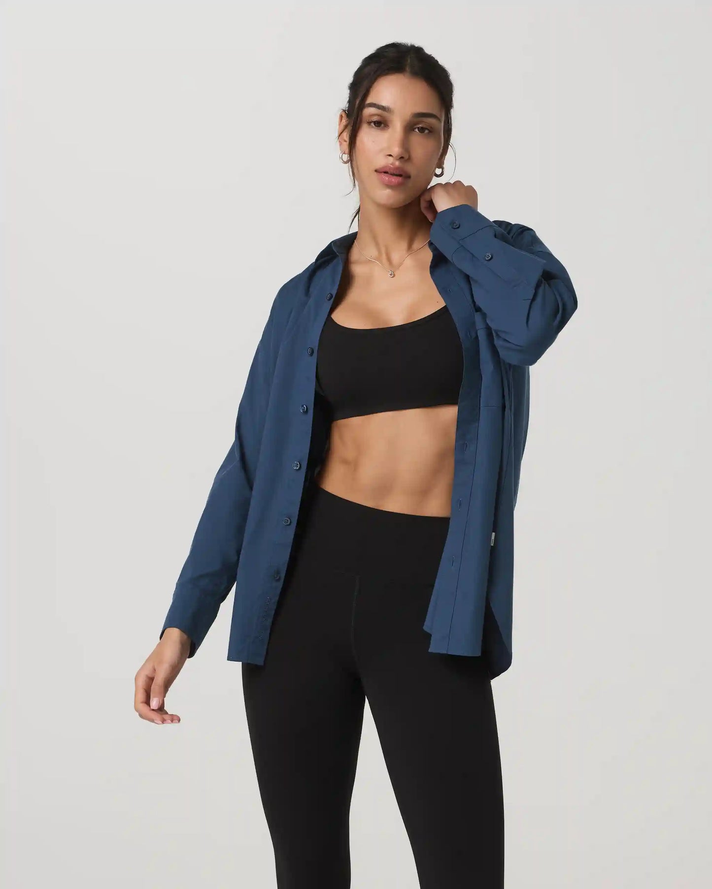 Long Sleeve Kensington Relaxed Button Down
