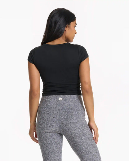Short Sleeve Halo Crop