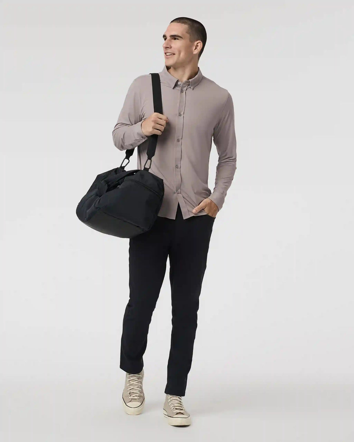Long Sleeve TravelLite Button Down
