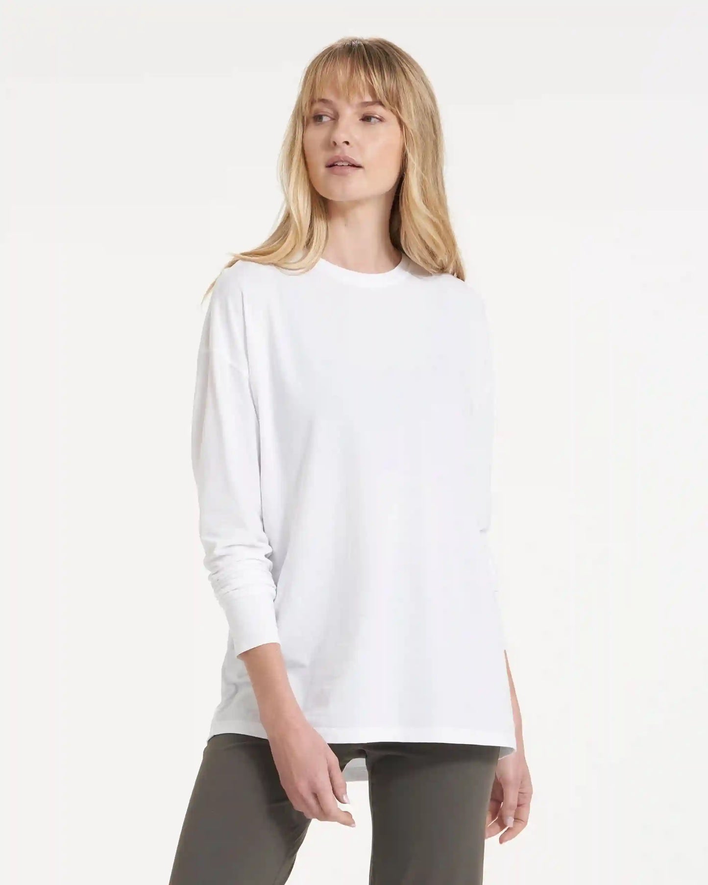 Long-Sleeve Feather Tee