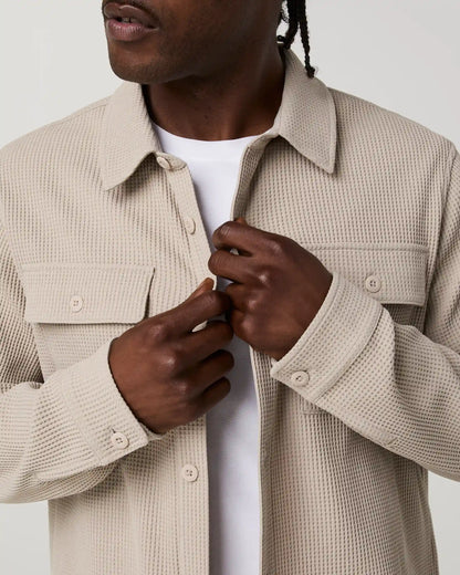 Tech Waffle Shirt Jacket