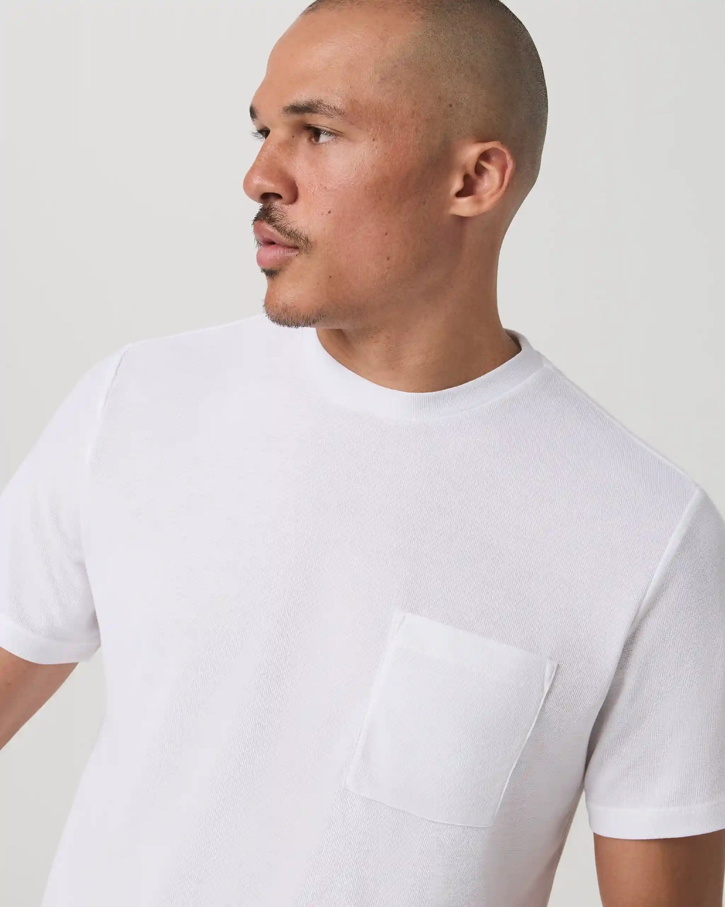 Short Sleeve Micro Waffle Tee - Relaxed Fit