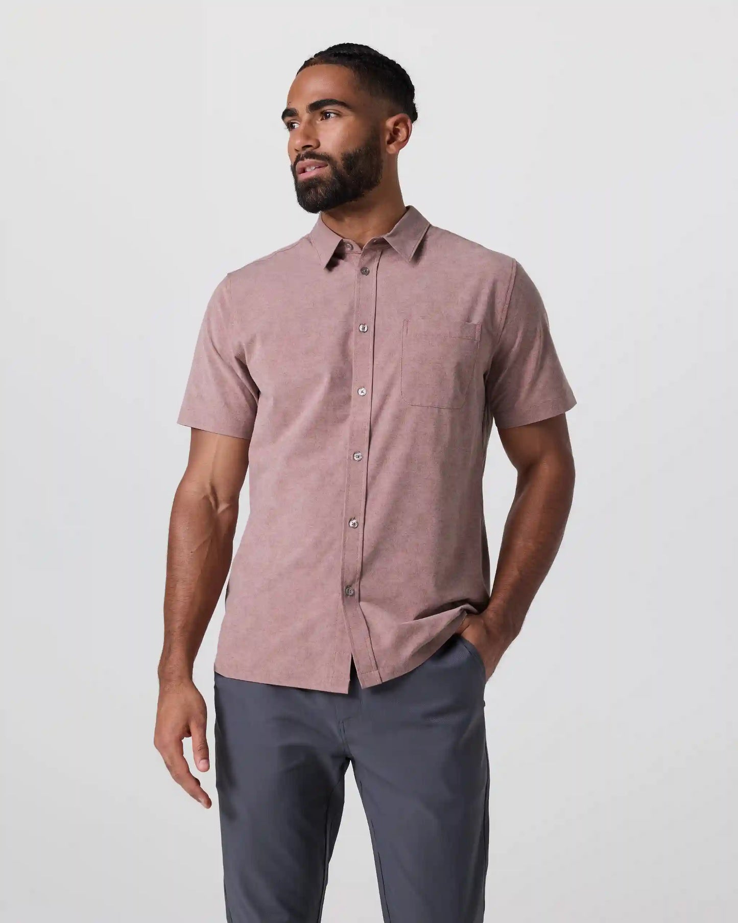 Short Sleeve Bridge Button Down