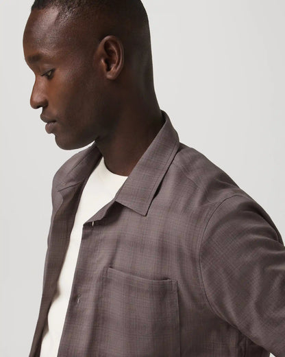 Short Sleeve Plaid Button Down Shirt