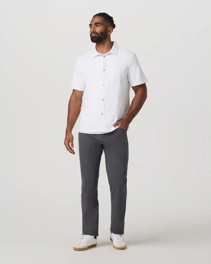 Short Sleeve Ponto Button Down Shirt