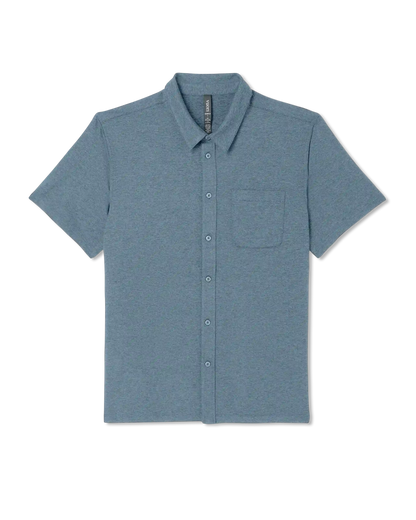 Short Sleeve Ponto Button Down Shirt