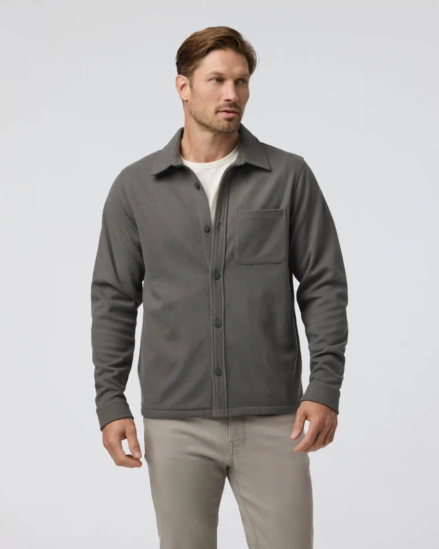 Beldon Shirt Jacket Knit Twill