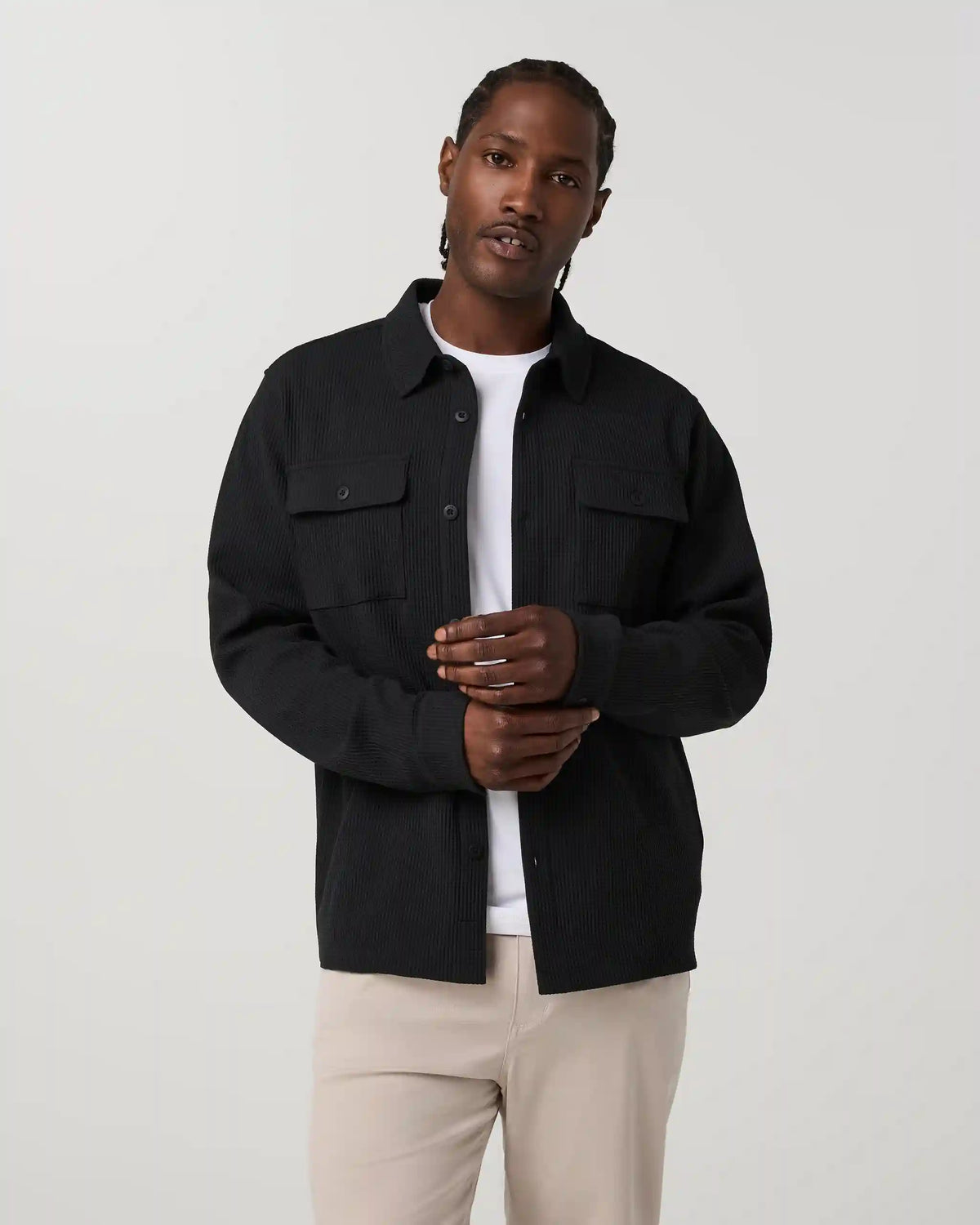 Tech Waffle Shirt Jacket