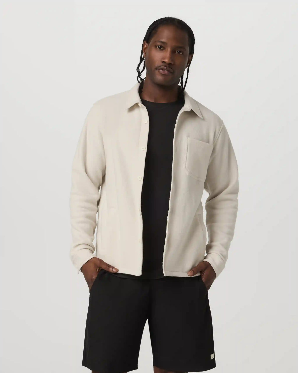 Beach Fleece Shirt Jacket