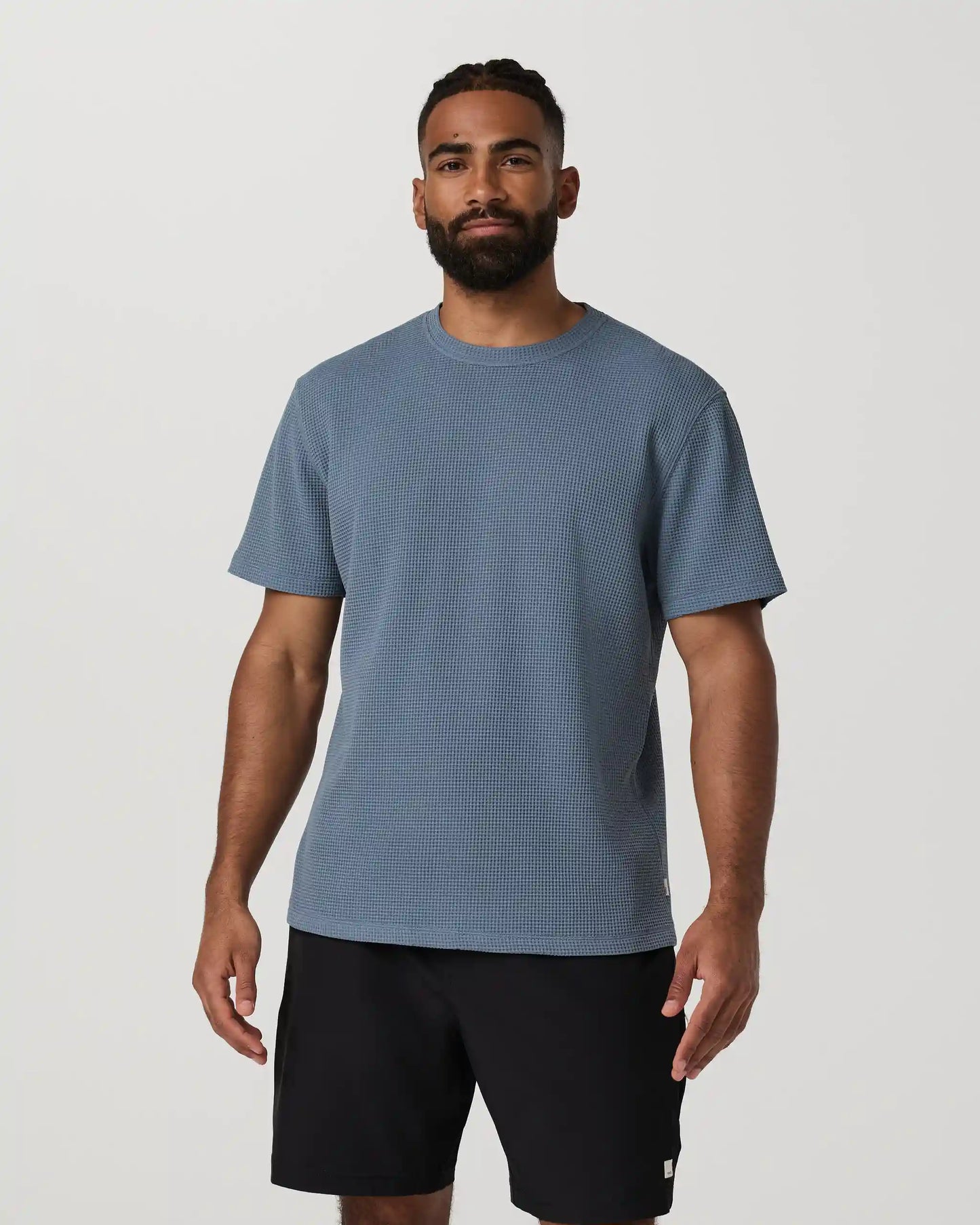 Short Sleeve Lightweight Tech Waffle Tee - Relaxed Fit