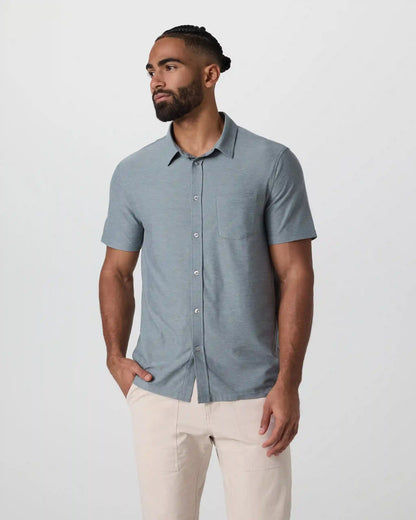 Short Sleeve Strato Button Down