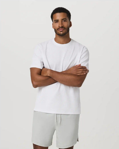 Short Sleeve Lightweight Tech Waffle Tee - Relaxed Fit