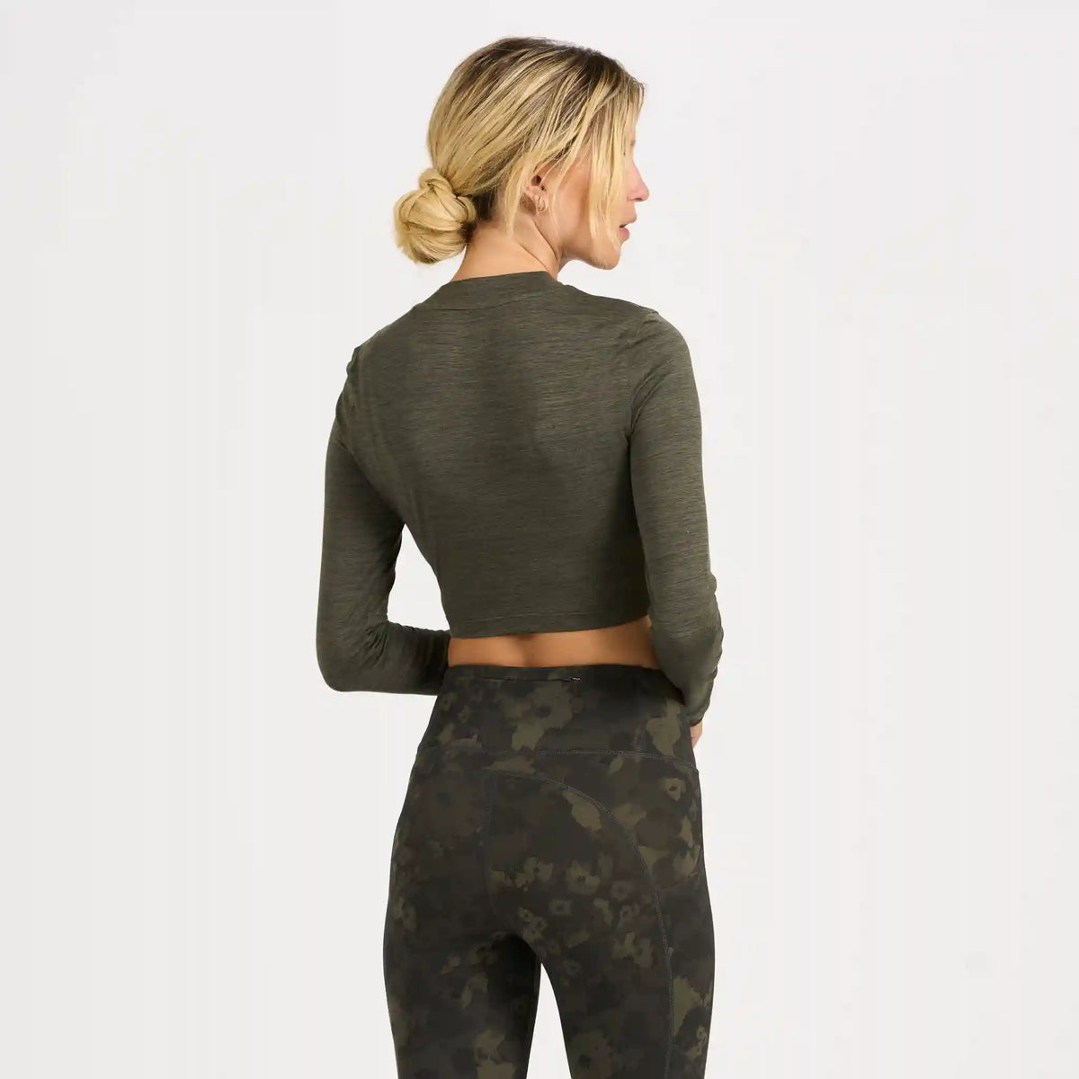Long-Sleeve Lux Crop Tee