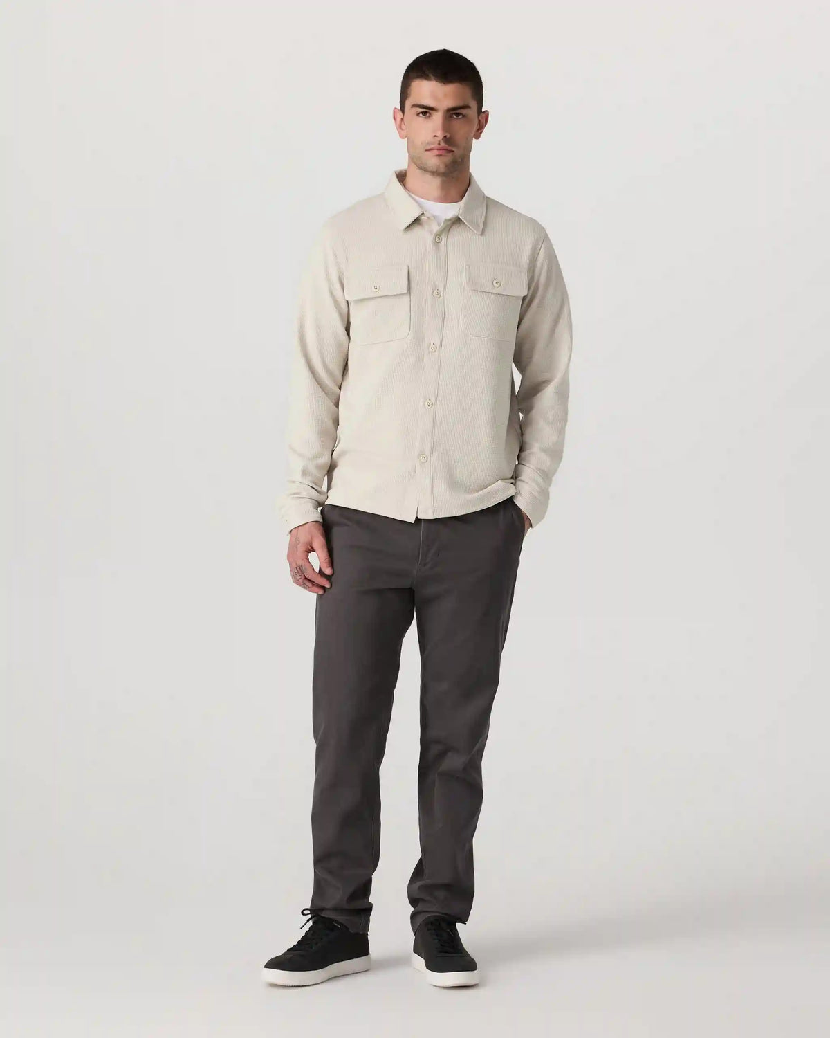 Waffle Shirt Jacket